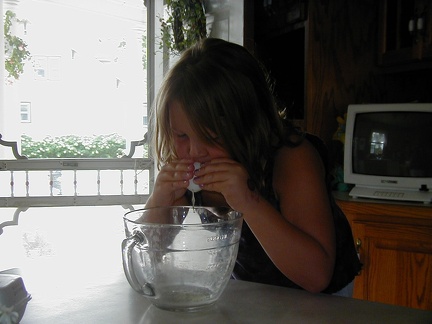 Blowing out an Egg