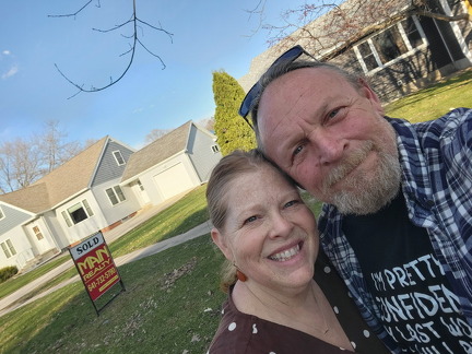 Last day we were at our old house in St.Ansgar 